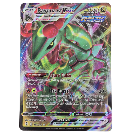 Pokémon - Rayquaza VMAX 111/203- Evolving Skies - LP