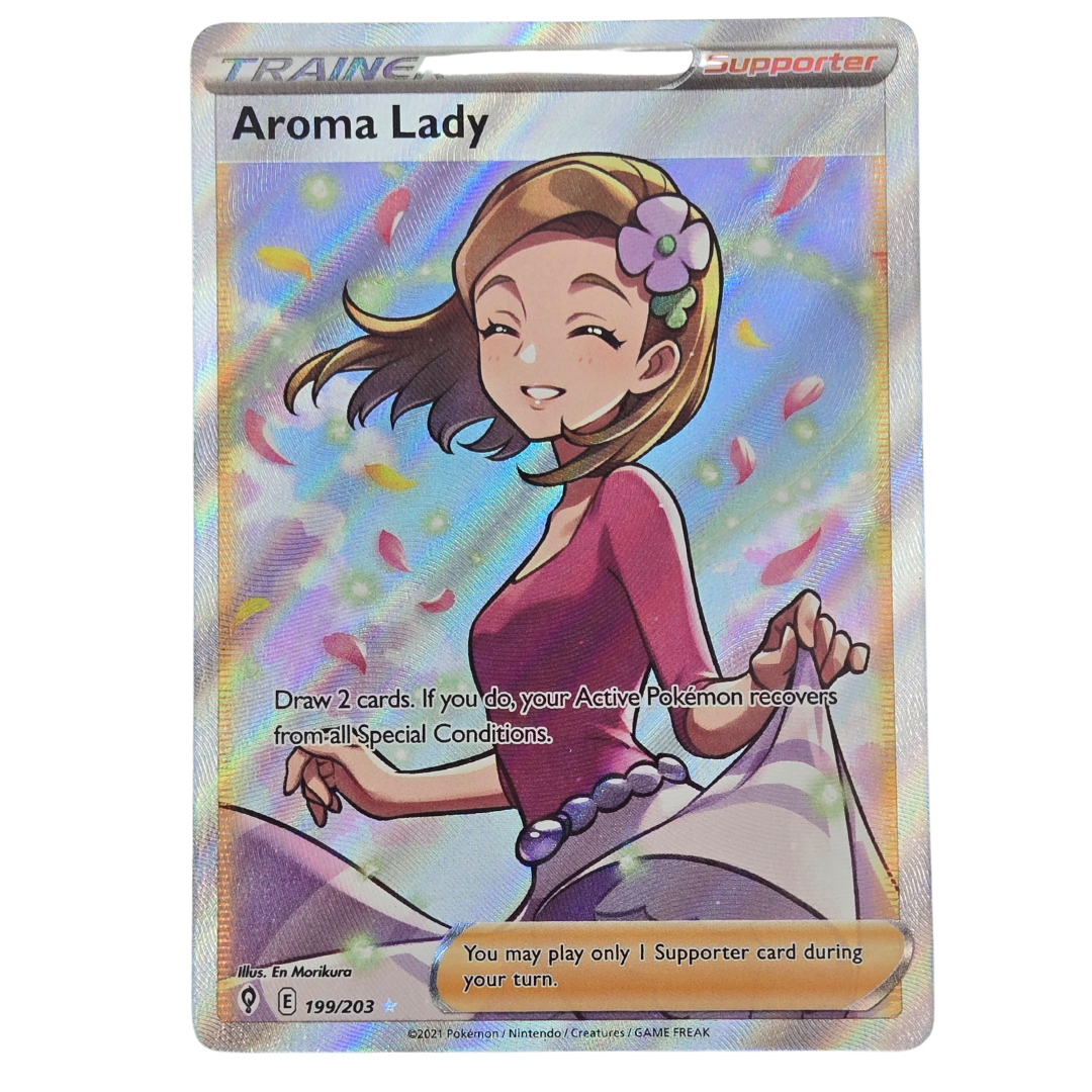 Pokémon - Aroma Lady (Full Art) 199/203- Evolving Skies - LP