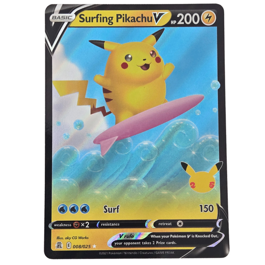 Pokémon - Surfing Pikachu V 008/025 - Celebrations - LP