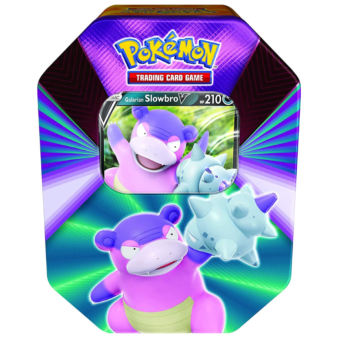 Pokémon-Galarian Slowbro V - V Forces Tin