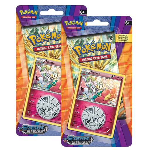 Pokémon- Steam Siege Pack Blister [Floette] Bundle of 2- XY - Steam Siege