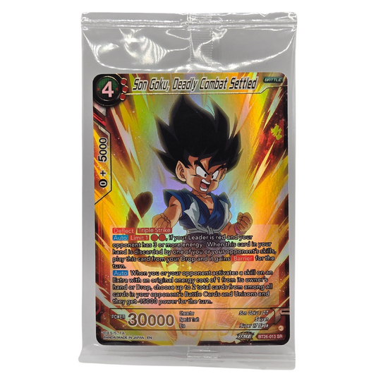 DBS - Son Goku, Deadly Combat Settled - (SR) - BT26-013 - Ultimate Advent - Sealed