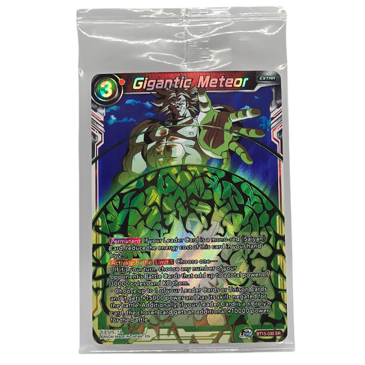 DBS - Gigantic Meteor - (SR) - BT15-030 - Saiyan Showdown - Sealed