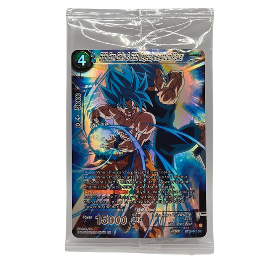 DBS - SSB Son Goku & SSB Vegeta, Height of Power - (SR) - BT26-041 - Ultimate Advent - Sealed