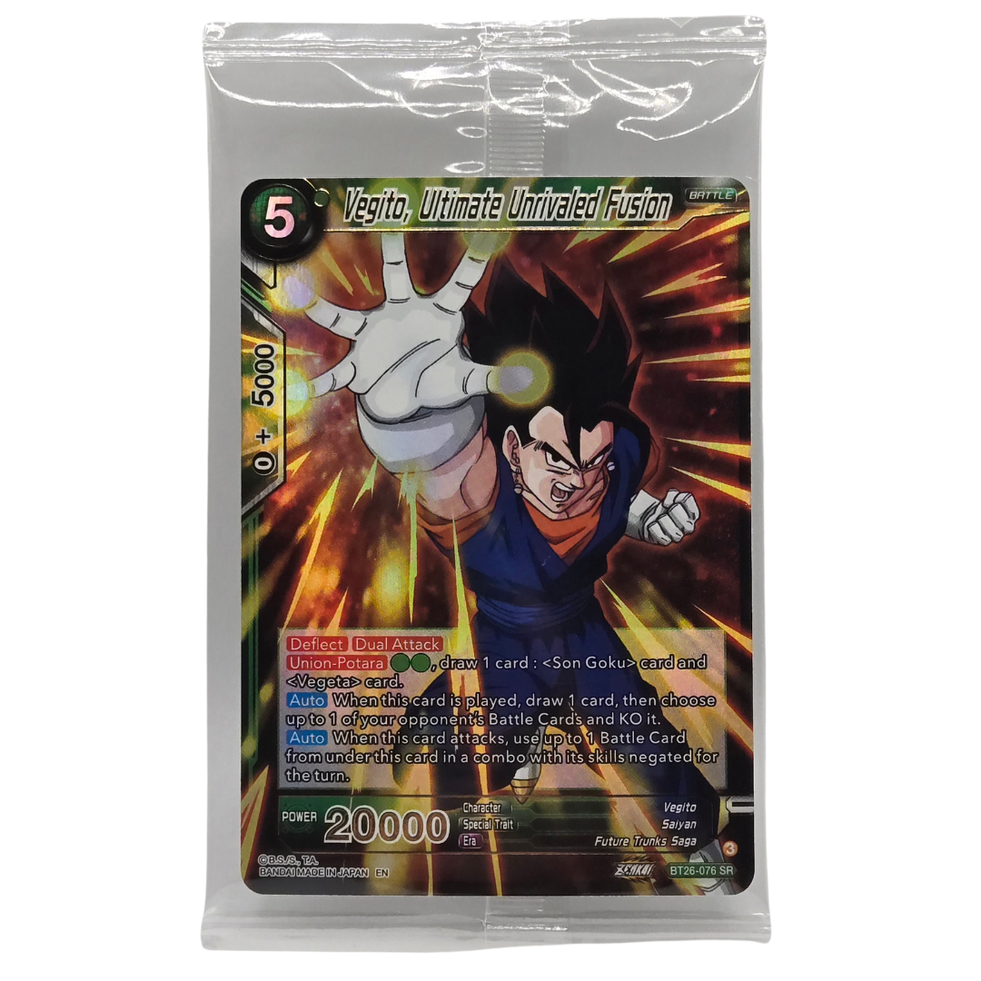 DBS - Vegito, Ultimate Unrivaled Fusion - (SR) - BT26-076 - Ultimate Advent - Sealed