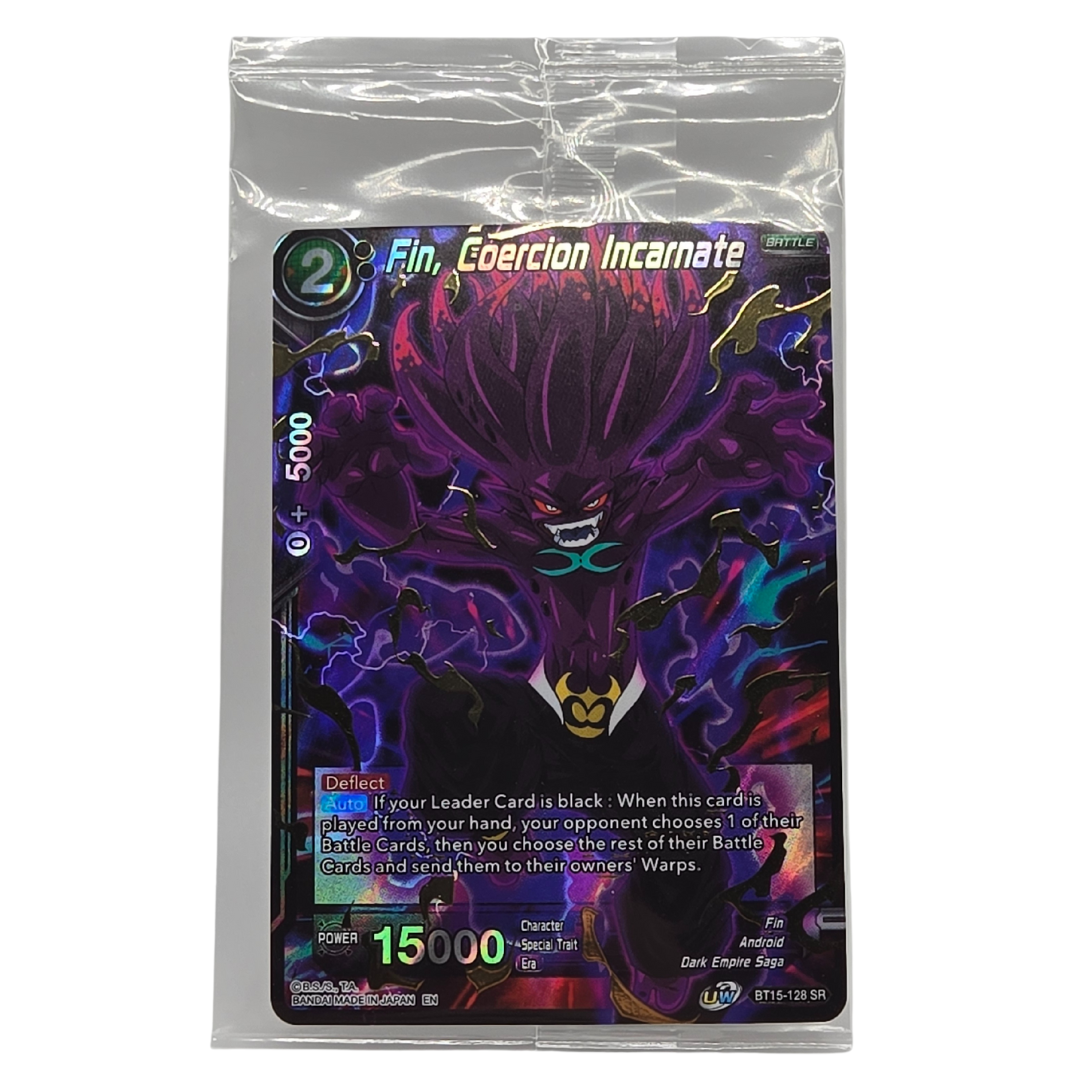 DBS - Fin, Coercion Incarnate - (SR) - BT15-128 - Saiyan Showdown - Sealed